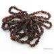 10 Ruby NUGGETS Baltic amber adult strech bracelets