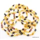 5 Multi BEANS Baltic amber adult wholesale necklaces