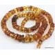 Natural honey BUTTONS Baltic amber necklace 25in