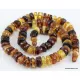Natural honey BUTTONS Baltic amber necklace 25in