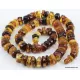 Natural honey BUTTONS Baltic amber necklace 25in