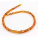 Faceted BUTTONS Baltic amber necklace 18in