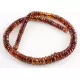 Faceted BUTTONS Baltic amber necklace 18in