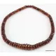 Faceted BUTTONS Baltic amber necklace 18in