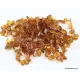 10 Cognac Leave  Baltic amber elastic adult bracelets