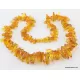 Honey THORNS Baltic amber necklace 24in