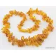 Honey THORNS Baltic amber necklace 24in