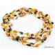 5 Multi BEANS Baltic amber adult wholesale necklaces