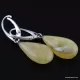 Butter drops Baltic amber earrings