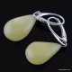 Butter drops Baltic amber earrings