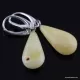 Butter drops Baltic amber earrings