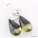 Faceted drops Baltic amber earrings