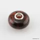 Ruby Baltic amber PANDORA style bead