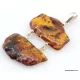 Nautral Baltic amber silver pendant
