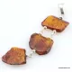 Nautral Baltic amber silver pendant