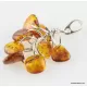 Dangling pieces Baltic amber pendant