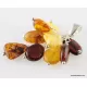 Grape bunch Baltic amber dangle pendant