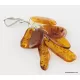Dangling pieces Baltic amber pendant