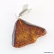 Baltic amber CARVED pendant