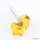 Small Baltic amber CARVED pendant