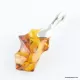 Small Baltic amber CARVED pendant