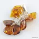 Dangling pieces Baltic amber pendant