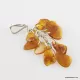 Dangling pieces Baltic amber pendant