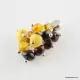Grape multi Baltic amber dangle pendant