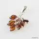 Dangling pieces Baltic amber pendant