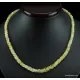 Overlapping White pieces Baltic amber necklace 18in