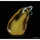 Baltic amber CARVED pendant