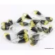 10 Faceted drops Baltic amber earrings